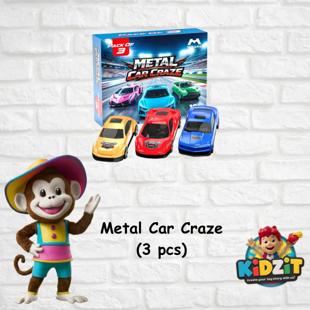 Metal Car Craze (Pack Of 3)