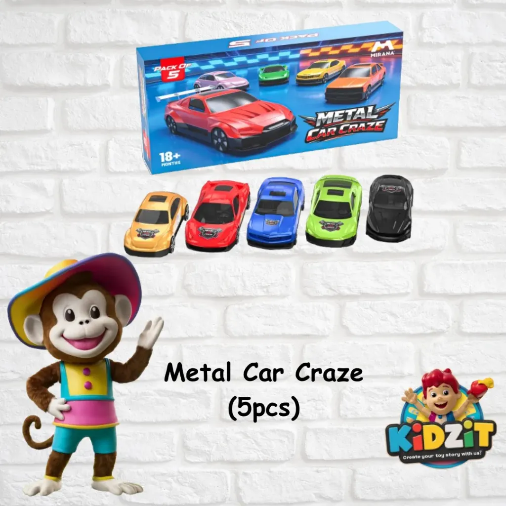 Metal Car Craze (Pack Of 5)